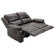 Double Seat Faux Leather Sofa