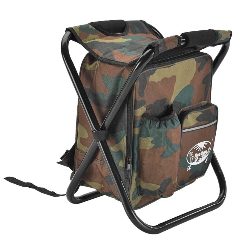 2 in 1 Folding Fishing Chair Bag Fishing Backpack Chair Stool Convenie –  NoahPrime