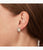 rose gold Shimmer Horn Studs earrings