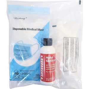 PPE Personal Kit - Face Mask, Hand Sanitizer & Gloves