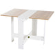 Wood Folding Dining Table Multi-Use Side Table