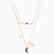 Swarovski Symbolic Moon Necklace Set