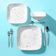 Corelle® Terrazzo Rosa Square 18-piece Dinnerware Set